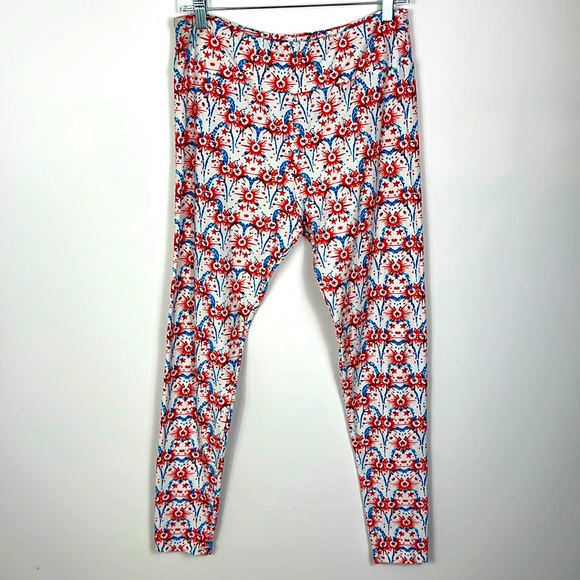 LuLaRoe 4th of July Leggings fireworks stars sz tall & curvy 3 for $20 - Picture 1 of 6